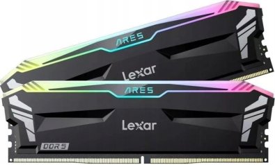 Оперативна пам’ять Lexar Ares RGB Black DDR5 2x16GB (LD5U16G68C34LA-RGD)