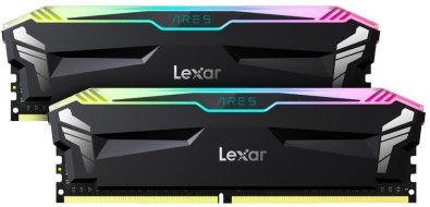 Оперативна пам’ять Lexar Ares RGB Black DDR4 2x8GB (LD4BU008G-R3600GDLA)