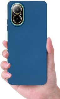 for Realme C67 4G - ICON Case Dark Blue