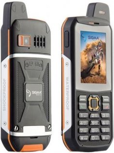 Мобільний телефон Sigma X-treme 3SIM оранжевий/чорний