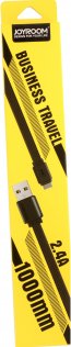 Кабель USB JoyRoom JR-S115M Business AM / MicroUSB 1 м чорний