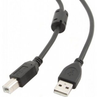 Кабель USB ATcom AM / BM 1.5 м чорний