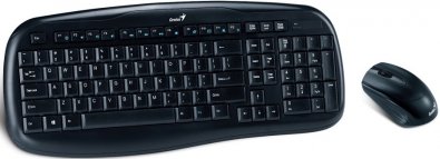 Комплект клавіатура+миша Genius KB-8000 Wireless чорна