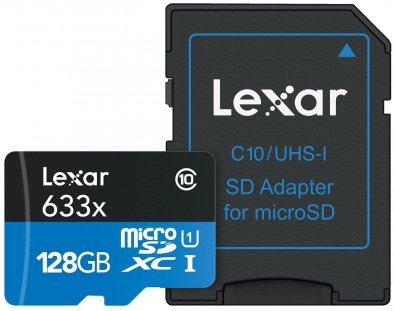 Карта пам'яті Lexar MicroSDXC 128 ГБ (LSDMI128BBEU633A)