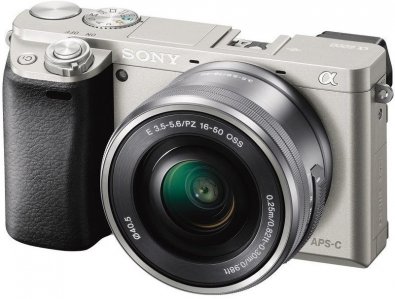 Цифрова фотокамера SONY Alpha 6000 kit 16-50 мм срібляста