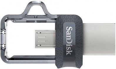 Флешка USB SanDisk Ultra Dual Drive m3.0 256 ГБ (SDDD3-256G-G46)