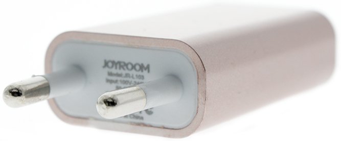 Зарядний пристрій JoyRoom JR-L103 1xUSB 1A Rose Gold (JR-L103 EU Rose Gold)