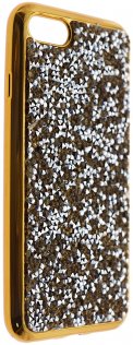 Чохол Rock for iPhone 7/8 - Crystal TPU Case Gold Silver