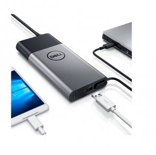 Батарея універсальна Dell Hybrid Adapter Power Bank USB-C 12800mAh (450-AGHQ)