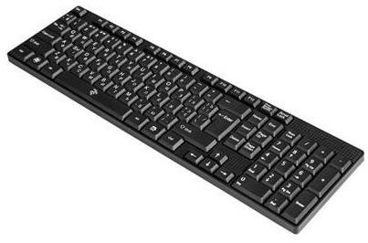 Клавіатура, 2Е KS 106 USB Чорна