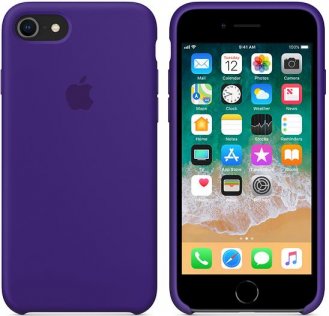 for iPhone 8 - Silicone Case Ultra Violet