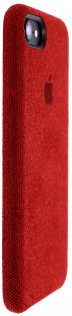 for iPhone 7/8 - Apple Fabric Case Red HCopy