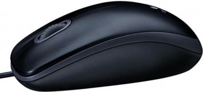 Миша Logitech Corded Mouse M100 Gray (910-005003)