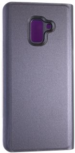 for Samsung A730 / A8 Plus 2018 - MIRROR View cover Purple