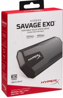 Зовнішній твердотільний накопичувач Kingston HyperX Savage EXO 480GB SHSX100/480G