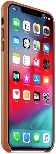 Чохол-накладка Apple для iPhone XS Max - Leather Case Saddle Brown