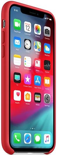 Чохол-накладка Apple для iPhone Xs - Silicone Case Red