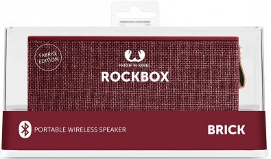 Портативна акустика Fresh 'N Rebel Rockbox Brick Fabriq Edition Bluetooth Ruby (1RB3000RU)