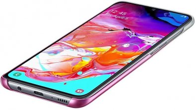 Чохол-накладка Samsung для Galaxy A70 - Gradation Cover Pink