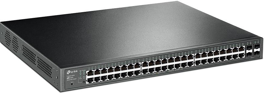 Switch, 52 ports, Tp-Link T1600G-52PS 48x10/100/1000Mbps PoE, 4x1GE/SFP