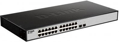 Switch, 24 ports, D-Link DGS-1026X 24x10/100/1000Mbps, 2x10G SFP+, QoS