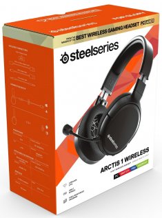Гарнітура SteelSeries Arctis 1 Wireless Black (61512)