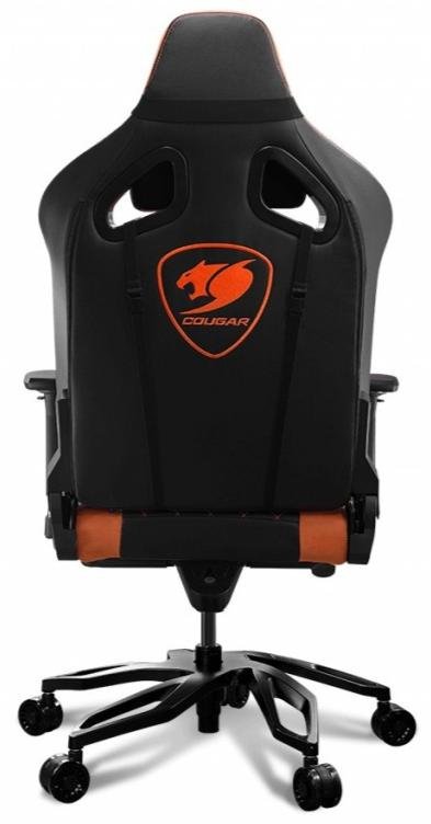 Крісло ігрове Cougar Armor Titan Pro Екошкіра, Al основа, Black/Orange
