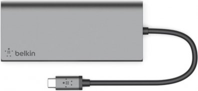 USB-хаб Belkin USB-C Multimedia Hub Space Gray (F4U092BTSGY)