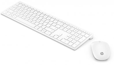 Комплект клавіатура+миша HP Pavilion Wireless Keyboard and Mouse 800 White (4CF00AA)