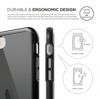 Чохол Elago for Apple iPhone 8/7/SE - Dualistic Case Black (ES7DL-BK-RT)