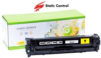 Совместимый картридж Static Control HP CLJP CE322A (128A) Yellow (002-01-VE322A)