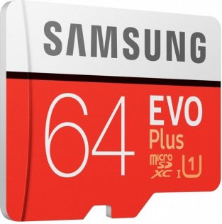 Карта пам'яті Samsung Evo Plus Micro SDXC 64GB (MB-MC64HA/RU)