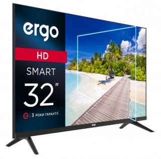 Телевизор LED Ergo 32DHS6000 (Smart TV, Wi-Fi, 1366x768)