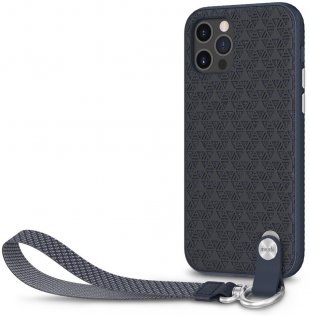 Чохол Moshi for Apple iPhone 12 / 12 Pro - Altra Slim Case with Wrist Strap Midnight Blue (99MO117008)