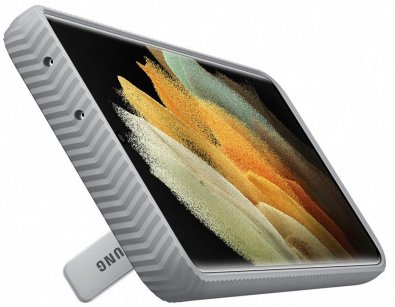 Чохол Samsung for Galaxy S21 Ultra G998 - Protective Standing Cover Light Gray (EF-RG998CJEGRU)
