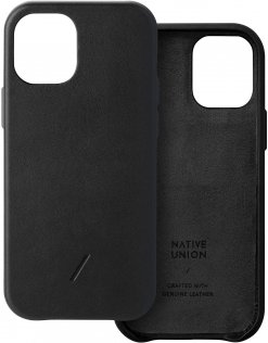 Чохол-накладка Native Union для iPhone 12/12 Pro - Clic Classic Case, Black