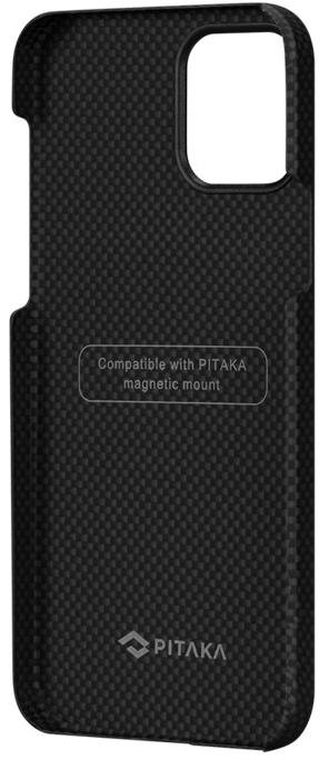 Чохол Pitaka for iPhone 12 Mini - MagEZ Case Plain Black/Grey (KI1202)