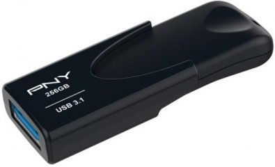 Флешка USB PNY Attache 4 256GB Black (FD256ATT431KK-EF)