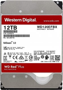 Жорсткий диск Western Digital Red Plus SATA III 12TB (WD120EFBX)