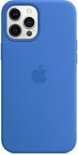 Чохол Apple for iPhone 12 Pro Max - Silicone Case with MagSafe Capri Blue (MK043ZM