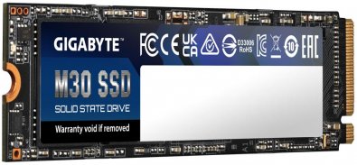 Твердотільний накопичувач Gigabyte M30 2280 PCIe 3.0x4 NVMe 1TB (GP-GM301TB-G)