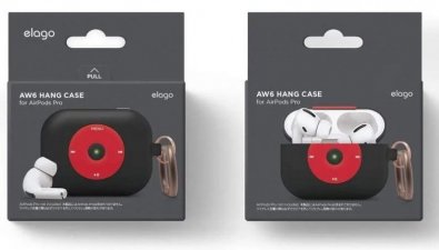 Чохол Elago for Airpods Pro - AW6 Music Player Silicone Hang Case Black (EAPPAW6-HANG-BK)