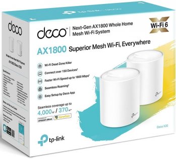 Система Wі-Fі TP-Link Deco X20 (Deco X20(2-pack))
