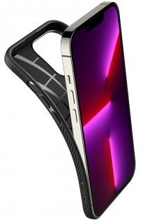  Чохол Spigen for iPhone 13 Pro - Liquid Air Matte Black (ACS03258)