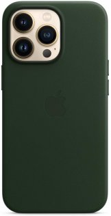 Чохол Apple for iPhone 13 Pro - Leather Case with MagSafe Sequoia Green (MM1G3)