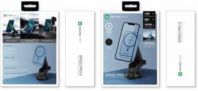Кріплення для мобільного телефону AMAZINGthing Speed Pro X Mag MagSafe Black (MSPRO15WBU)