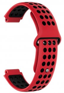 Ремінець Garmin Garmin QuickFit Universal 16 Nike-style Silicone Band Red/Black (U16-NSSB-RDBK)