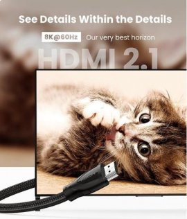 Кабель UGREEN HD140 v2.1 HDMI / HDMI 3m Black (UGR-80404)