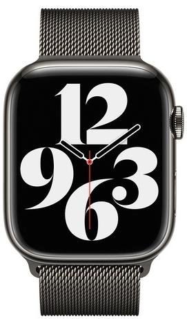 Ремінець Apple for Apple Watch 45mm - Milanese Loop Graphite (ML773)
