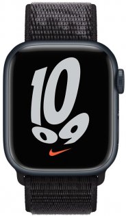 Ремінець Apple for Apple Watch 41mm - Nike Sport Loop Black - Regular (ML2U3)